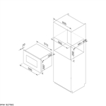 Lò Vi Sóng Âm Tủ Malloca MW 927BG (Kính Đen)